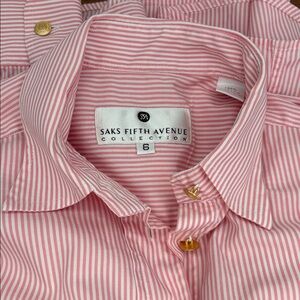 Saks Fifth Avenue Collection cotton blouse.